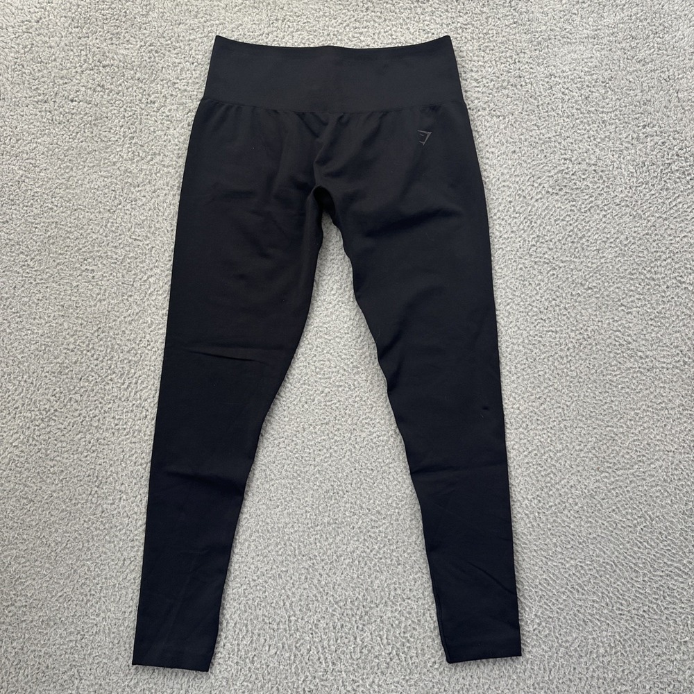 Gymshark Soft Sculpt Leggings Black Athletic Athleisure Gym Women's Large